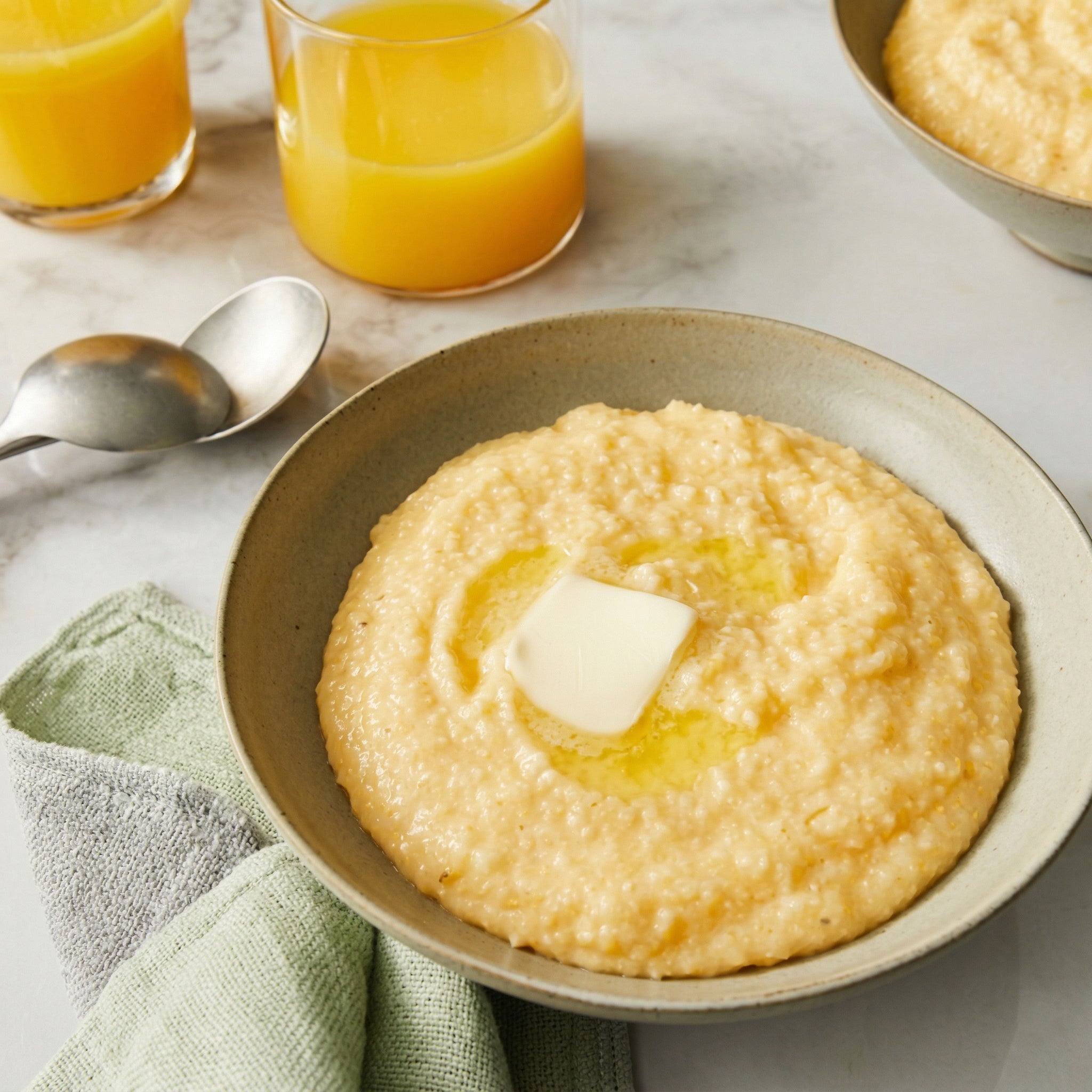 Yellow Corn Cheesy Grits